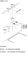 Siemens LC97BIP50, iQ500, Wandesse, 90 cm, Edelstahl, EEK: A, 5 Jahre Garantie