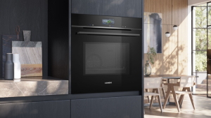 Siemens HM736GAB1, iQ700, Einbau-Backofen mit Mikrowellenfunktion, 60 x 60 cm, Schwarz, Edelstahl, 5 Jahre Garantie