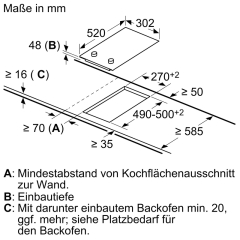 Siemens ET375CFA1E, iQ300, Domino-Kochfeld, Elektro, 30 cm, Schwarz, Mit Rahmen aufliegend, 5 Jahre Garantie!