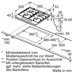 Siemens EC6A5HB90D, iQ500, Gaskochfeld, 60 cm, Edelstahl, 5 Jahre Garantie!