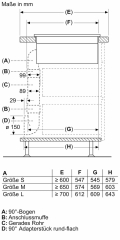Siemens ED611BGA6, SET ED611BS16E, iQ300, Kochfeld mit Dunstabzug (Induktion) + HZ9VDSB4, Flachkanal, 90 , vertikal S, 5 Jahre Garantie!
