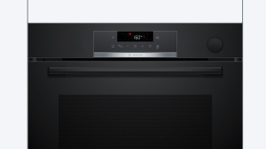 Bosch HRG532BB3, Einbau-Backofen mit Dampfuntersttzung, Serie 4, schwarz, EEK: A+, mit 5 Jahren Garantie!