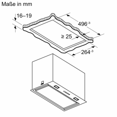 Siemens LB56NAC50, iQ500, Lfterbaustein, 52 cm, Edelstahl, EEK: B, mit 5 Jahren Garantie!