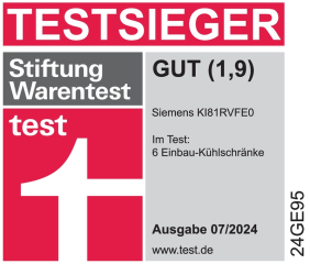 Siemens KI81RVFE0, iQ300, Einbau-Khlschrank, 177.5 x 56 cm, Flachscharnier, EEK: E, mit 5 Jahren Garantie!