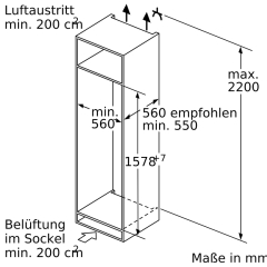 Siemens KI77SADD0, iQ500, Einbau-Khl-Gefrier-Kombination, 157.8 x 55.8 cm, Flachscharnier mit Softeinzug, EEK: D, mit 5 Jahren Garantie!