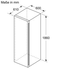 Siemens KW36KATGA, iQ500, Freistehender Weinkhlschrank, 186 x 60 cm, EEK: G, mit 5 Jahren Garantie!