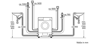 Siemens WK14D543, iQ500, Einbau-Waschtrockner, 7/4 kg, 1400 U/min., EKK: E, mit 5 Jahren Garantie!