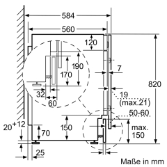 Siemens WK14D543, iQ500, Einbau-Waschtrockner, 7/4 kg, 1400 U/min., EKK: E, mit 5 Jahren Garantie!