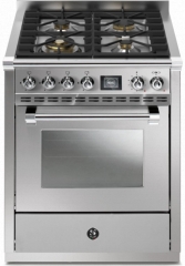 Einzelstck Steel Ascot 70, Rangecooker, 70 cm, Combisteam, Stainless Steel, Gaskochfeld, AQ7S-4SS, mit 5 Jahren Garantie!