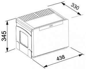 Franke Sorter Cube 50 2-fach Handauszug 134.0055.289, 10510