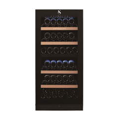 Swisscave WL355DF, 2-Zonen Weinkhlschrank 127 cm, 107 Flaschen, schwarz. Mit 5 Jahren Garantie!