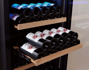 Swisscave WL355DF, 2-Zonen Weinkhlschrank 127 cm, 107 Flaschen, schwarz. Mit 5 Jahren Garantie!