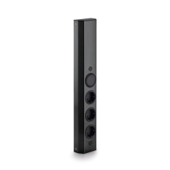 Naber Mira Wand small S, schwarz matt, Aufbausteckdosenelement, 3 x Schukosteckdose, 7053246