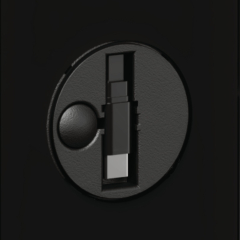 Naber Mira Eck Glas USB C Snap, Aluminium schwarz/Glas schwarz, Ecksteckdosenelement, Schukosteckdose, 7053203