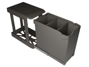 Naber Moderna Trio, anthrazit, Auszugstechnik fr Drehtren, 30 l, 8011299