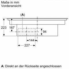 Neff V68YYXGA6, SET Induktionskochfeld mit Dunstabzug V68YYX4C0, 80 cm, Metallic Silver Z9802PFMY0 + Z861SB4 90 Flachkanalbogen, MIT 7 JAHREN GARANTIE