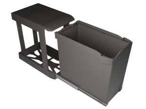 Naber Moderna Single, anthrazit, Auszugstechnik fr Drehtren, 30 l, 8011297