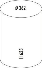 WESCO Baseboy 20, graphit matt, Futrittmechanismus, 20 l, 8011517