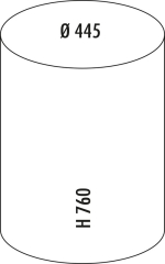 WESCO Kickmaster, rot, Schwingdeckel, 120 l, 8011576