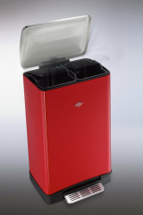 WESCO Big Double Boy, rot, Futrittmechanismus, 36 l, 8011694