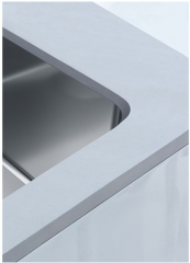 Einzelstck Franke Mythos MYX 110-50 Unterbaubausple Edelstahl, Integralablauf, Handbettigung, 122.0658.055