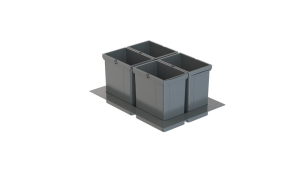 WESCO Pullboy Versa 265 K/500-4, oriongrau, fr Vorhandene Auszge, 28 l, 8011712