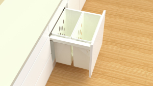 WESCO Pullboy Soft Comfort Laundry 470 K/600-2, wei, Schrankausstattung, fr Frontauszge, 52 l, 8011728