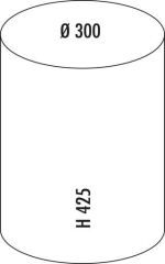 WESCO Tretabfallsammler 116, graphit, Futrittmechanismus, 13 l, 8012151