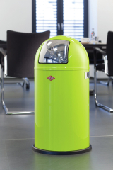 WESCO Pushboy, limegreen, Klappe, 50 l, 8012560