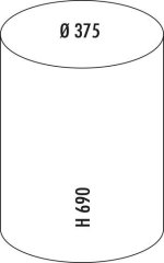 WESCO Kickmaster, mandel, Futrittmechanismus, 33 l, 8012204