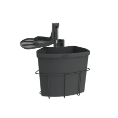 Naber Cabbi junior 1, Schwenktechnik fr Drehtren, anthrazit, 18 l, 8013200