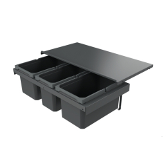 Naber Cox Stand-UP 250 S/800-4, ohne Biodeckel, anthrazit, Vorhandene Auszge, 35l, 8013384