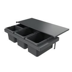Naber Cox Stand-UP 250 S/900-4, ohne Biodeckel, anthrazit, Vorhandene Auszge, 38 l, 8013387