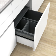 Naber Cox Stand-UP 280 S/600-3, ohne Biodeckel, fr Vorhandene Auszge, Abfallsystem, hellgrau, 30 l, 8013390