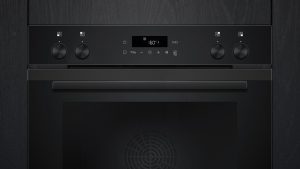 Siemens PQ212KAAB, SET iQ300 Einbauherd HE271ABB3 deep black inox + iQ300 Elektrokochfeld EA631GNA1E, EEK: A+, mit 5 Jahren Garantie!