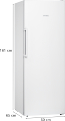 Siemens GS29NVWEP, iQ300, Freistehender Gefrierschrank, 161 x 60 cm, Wei, EEK: E, mit 5 Jahren Garantie!