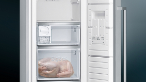 Siemens GS36NAIEP, iQ500, Freistehender Gefrierschrank, 186 x 60 cm, Inox, EEK: E, mit 5 Jahren Garantie!