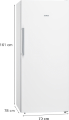 Siemens GS51NAWCV, iQ500, Freistehender Gefrierschrank, 161 x 70 cm, Wei, EEK: C, mit 5 Jahren Garantie!