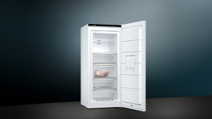 Siemens GS51NUWDP, iQ500, Freistehender Gefrierschrank, 161 x 70 cm, Wei, EEK: D, mit 5 Jahren Garantie!