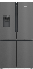 Siemens KF96DAXEA, iQ500, Khl-Gefrier-Kombination, mehrtrig, 183 x 90.5 cm, Gebrsteter schwarzer Stahl AntiFingerprint, Total noFrost, EEK: E, mit 5 Jahren Garantie!