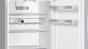 Siemens KG36EALCA, iQ500, Freistehende Khl-Gefrier-Kombination mit Gefrierbereich unten, 186 x 60 cm, Metall-Optik, EEK: C, mit 5 Jahren Garantie!
