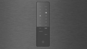 Siemens KG36NXXBF, iQ300,Freistehende Khl-Gefrier-Kombination mit Gefrierbereich unten, 186 x 60 cm, Gebrsteter schwarzer Stahl AntiFingerprint, Total noFrost, EEK: C, mit 5 Jahren Garantie!
