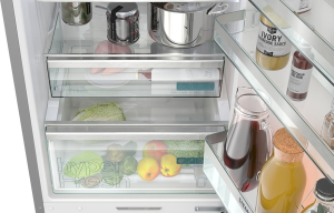Siemens KG39NAIAU, iQ500, Freistehende Khl-Gefrier-Kombination mit Gefrierbereich unten, 203 x 60 cm, Inox, Total noFrost, EEK: A, mit 5 Jahren Garantie!