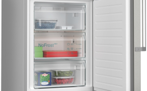 Siemens KG39NAICT, iQ500, Freistehende Khl-Gefrier-Kombination mit Gefrierbereich unten, 203 x 60 cm, Gebrsteter Stahl AntiFingerprint, Total noFrost, EEK: C, mit 5 Jahren Garantie!