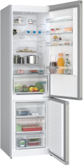 Siemens KG39NXICF, iQ300, Freistehende Khl-Gefrier-Kombination mit Gefrierbereich unten, 203 x 60 cm, Inox, Total noFrost, EEK: C, mit 5 Jahren Garantie!