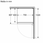 Siemens KG49N4XAF, iQ500, Freistehende Khl-Gefrier-Kombination mit Gefrierbereich unten, 203 x 70 cm, Gebrsteter schwarzer Stahl, AntiFingerprint, Total noFrost, EEK: A, mit 5 Jahren Garantie!