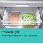 Siemens KG49N4XAF, iQ500, Freistehende Khl-Gefrier-Kombination mit Gefrierbereich unten, 203 x 70 cm, Gebrsteter schwarzer Stahl, AntiFingerprint, Total noFrost, EEK: A, mit 5 Jahren Garantie!