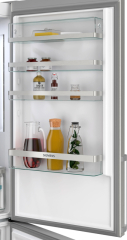 Siemens KG49NAICT, iQ500, Freistehende Khl-Gefrier-Kombination mit Gefrierbereich unten, 203 x 70 cm, Inox, antiFingerprint, Total noFrost, EEK: C, mit 5 Jahren Garantie!