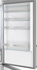 Siemens KG49NAICT, iQ500, Freistehende Khl-Gefrier-Kombination mit Gefrierbereich unten, 203 x 70 cm, Inox, antiFingerprint, Total noFrost, EEK: C, mit 5 Jahren Garantie!