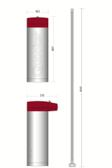 Einzelstck Quooker Flex, PRO3-VAQ, Edelstahl massiv, FXRSSTPRO3, 7 JAHRE GARANTIE